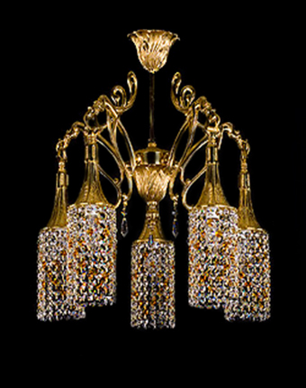 Ceiling Light - Basket Crystal Chandelier with Discount 35% - BL100