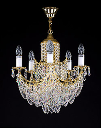 Ceiling Light - Basket Crystal Chandelier with Discount 35% - BL108