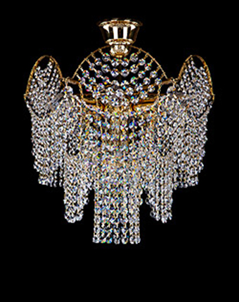 Ceiling Light - Basket Crystal Chandelier with Discount 35% - BL112