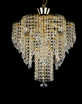 Ceiling Light - Basket Crystal Chandelier with Discount 35% - BL129