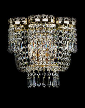 Ceiling Light - Basket Crystal Chandelier with Discount 35% - BL136