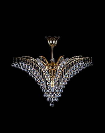 Ceiling Light - Basket Crystal Chandelier with Discount 35% - BL138