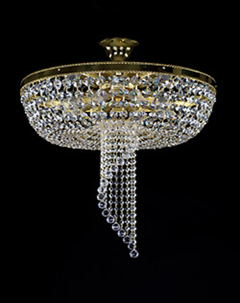 Ceiling Light - Basket Crystal Chandelier with Discount 35% - BL13