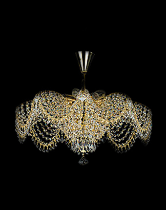Ceiling Light - Basket Crystal Chandelier with Discount 35% - BL143