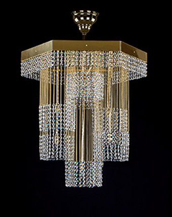Ceiling Light - Basket Crystal Chandelier with Discount 35% - BL145