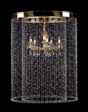 Ceiling Light - Basket Crystal Chandelier with Discount 35% - BL148