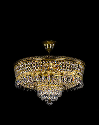 Ceiling Light - Basket Crystal Chandelier with Discount 35% - BL149