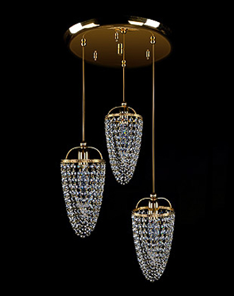Ceiling Light - Basket Crystal Chandelier with Discount 35% - BL159