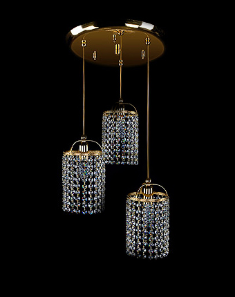 Ceiling Light - Basket Crystal Chandelier with Discount 35% - BL165