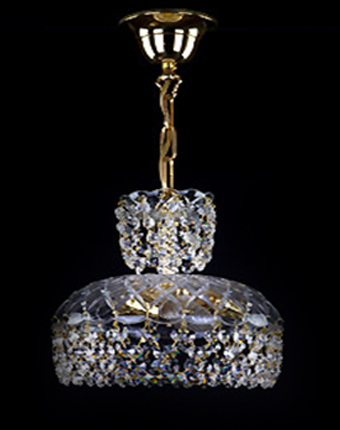 Ceiling Light - Basket Crystal Chandelier with Discount 35% - BL17