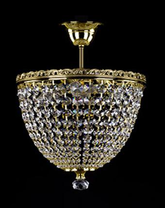 Ceiling Light - Basket Crystal Chandelier with Discount 35% - BL19