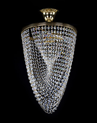 Ceiling Light - Basket Crystal Chandelier with Discount 35% - BL31