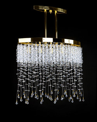 Ceiling Light - Basket Crystal Chandelier with Discount 35% - BL43
