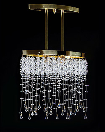 Ceiling Light - Basket Crystal Chandelier with Discount 35% - BL44