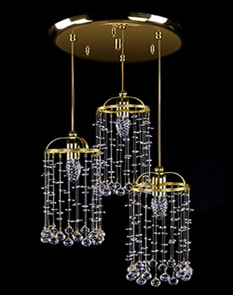 Ceiling Light - Basket Crystal Chandelier with Discount 35% - BL51