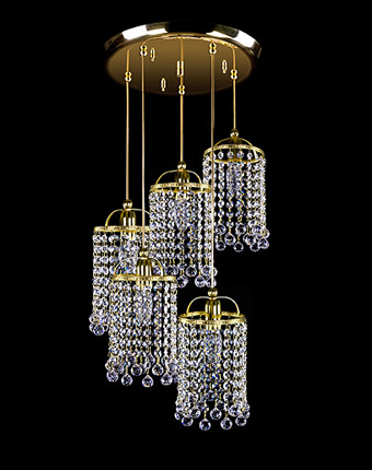 Ceiling Light - Basket Crystal Chandelier with Discount 35% - BL58