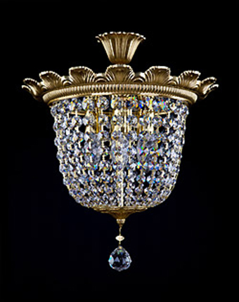 Ceiling Light - Basket Crystal Chandelier with Discount 35% - BL5