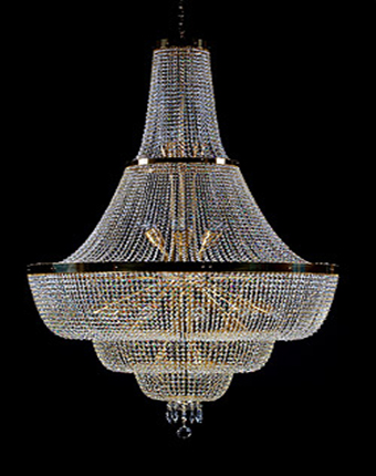 Ceiling Light - Basket Crystal Chandelier with Discount 35% - BL80