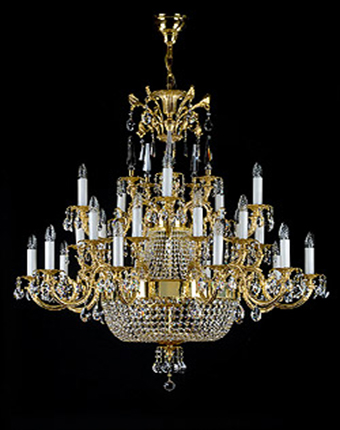 Ceiling Light - Basket Crystal Chandelier with Discount 35% - BL83