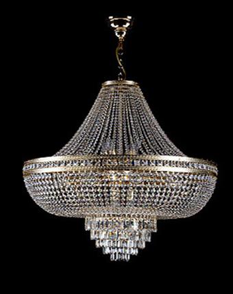 Ceiling Light - Basket Crystal Chandelier with Discount 35% - BL91
