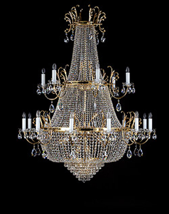 Ceiling Light - Basket Crystal Chandelier with Discount 35% - BL92