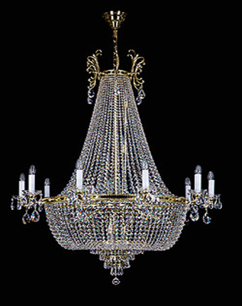 Ceiling Light - Basket Crystal Chandelier with Discount 35% - BL93