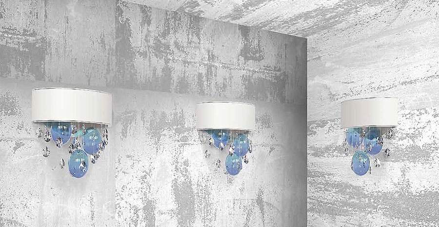 Modern Crystal WALL LAMP ML3 - DAWN WL