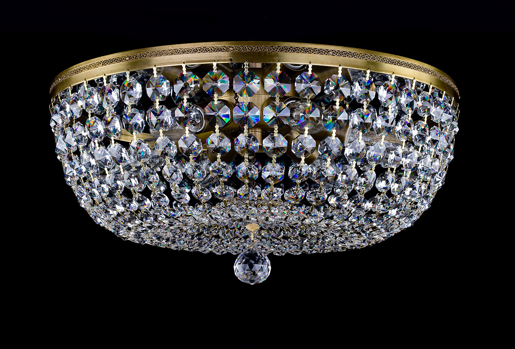 Ceiling Light - Basket Crystal Chandelier with Discount 35% - BL104