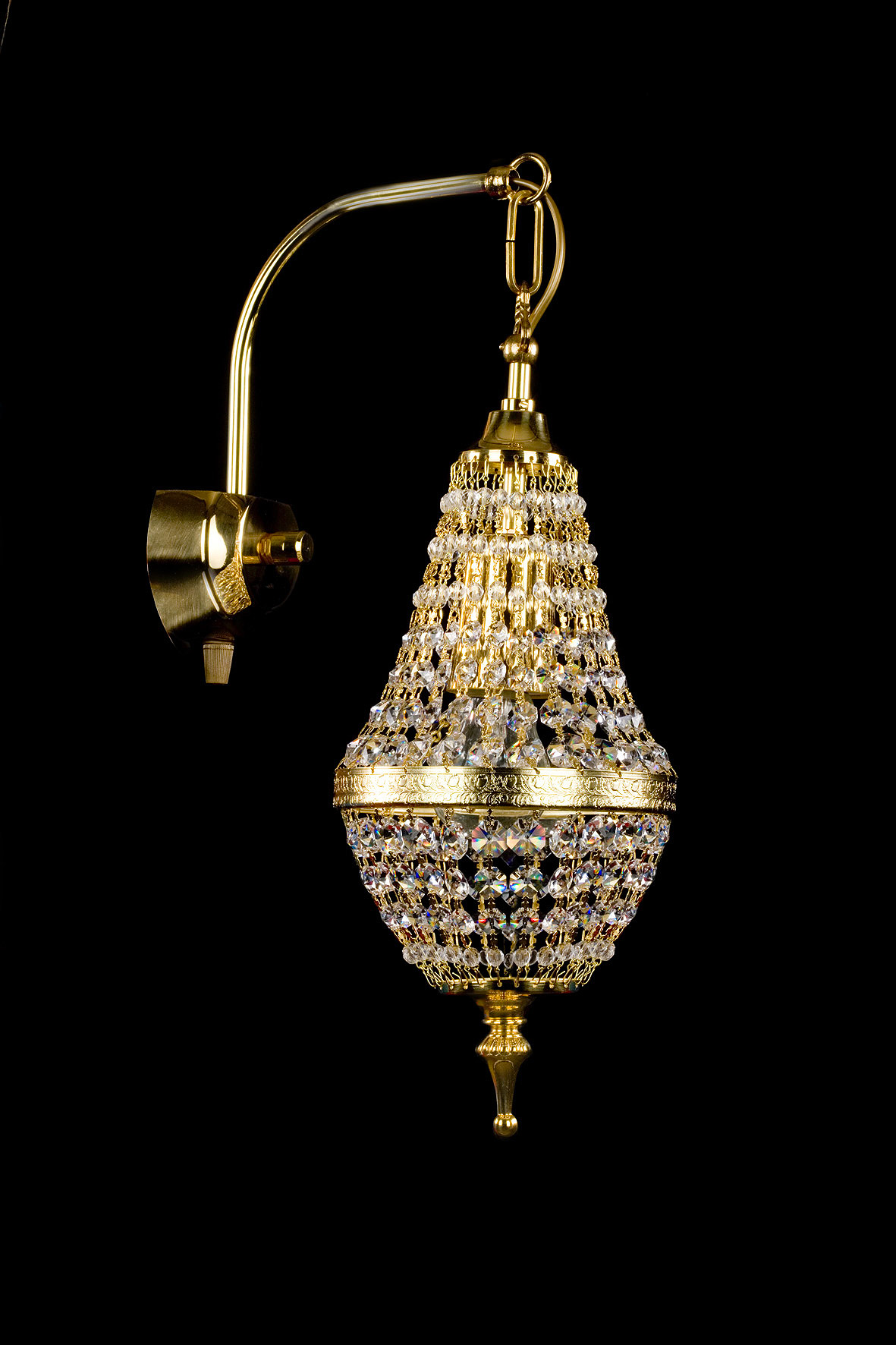 Ceiling Light - Basket Crystal Chandelier with Discount 35% - BL116