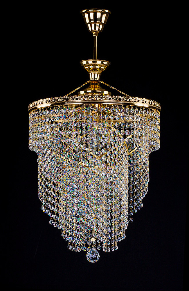 Ceiling Light - Basket Crystal Chandelier with Discount 35% - BL118