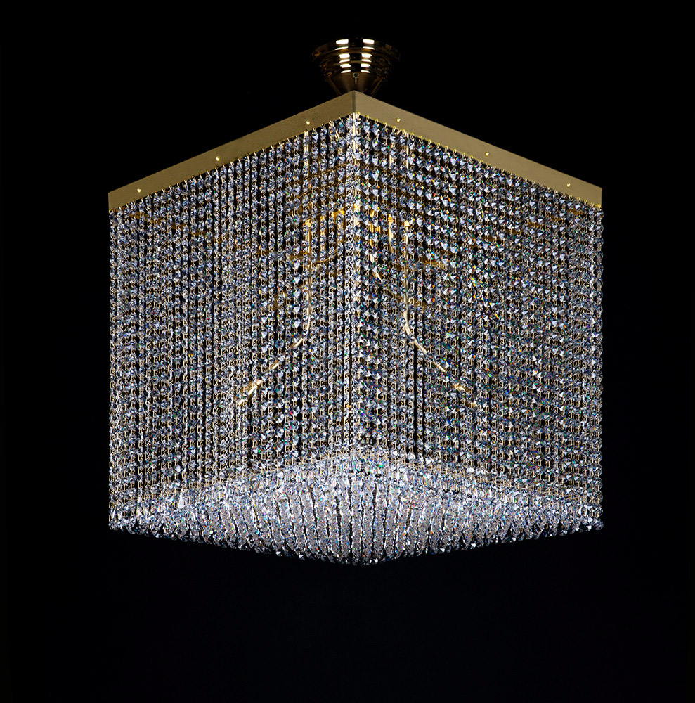 Ceiling Light - Basket Crystal Chandelier with Discount 35% - BL127