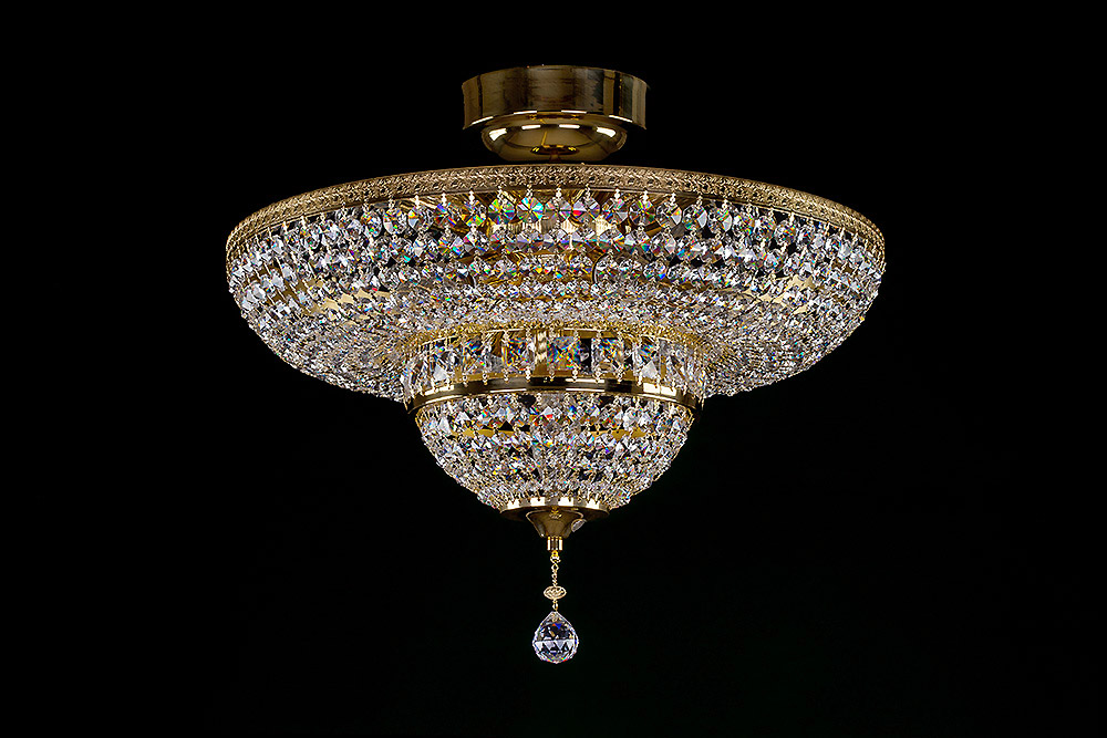 Ceiling Light - Basket Crystal Chandelier with Discount 35% - BL130