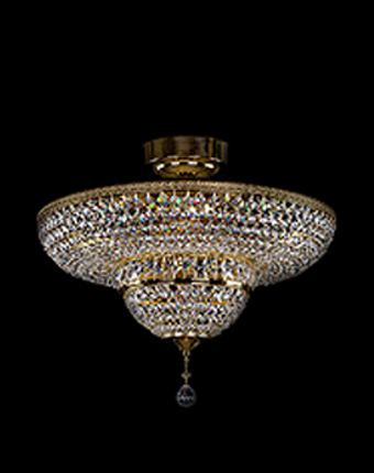 Ceiling Light - Basket Crystal Chandelier with Discount 35% - BL130