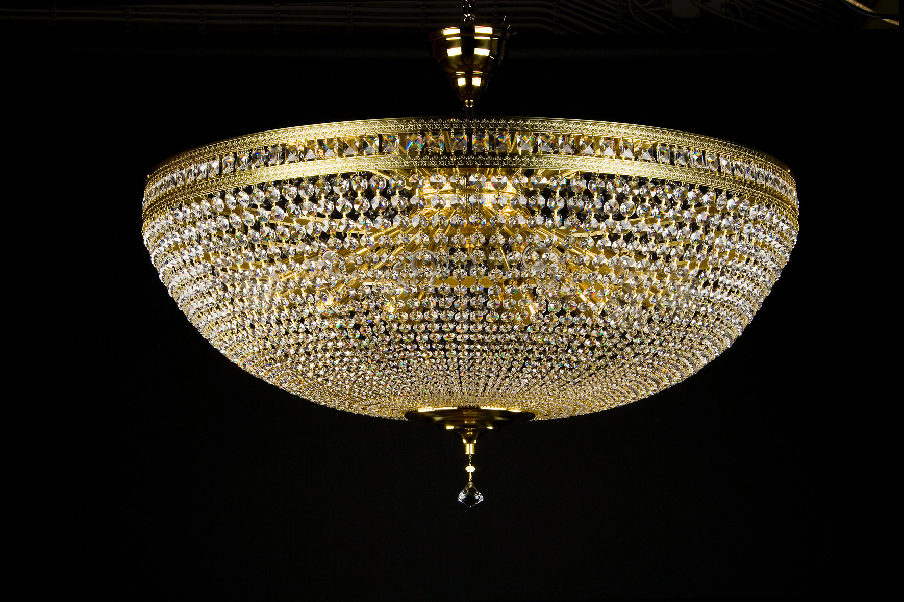 Ceiling Light - Basket Crystal Chandelier with Discount 35% - BL134