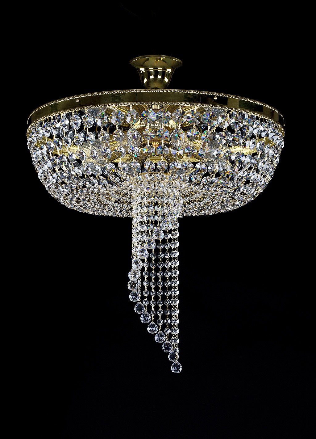 Ceiling Light - Basket Crystal Chandelier with Discount 35% - BL13