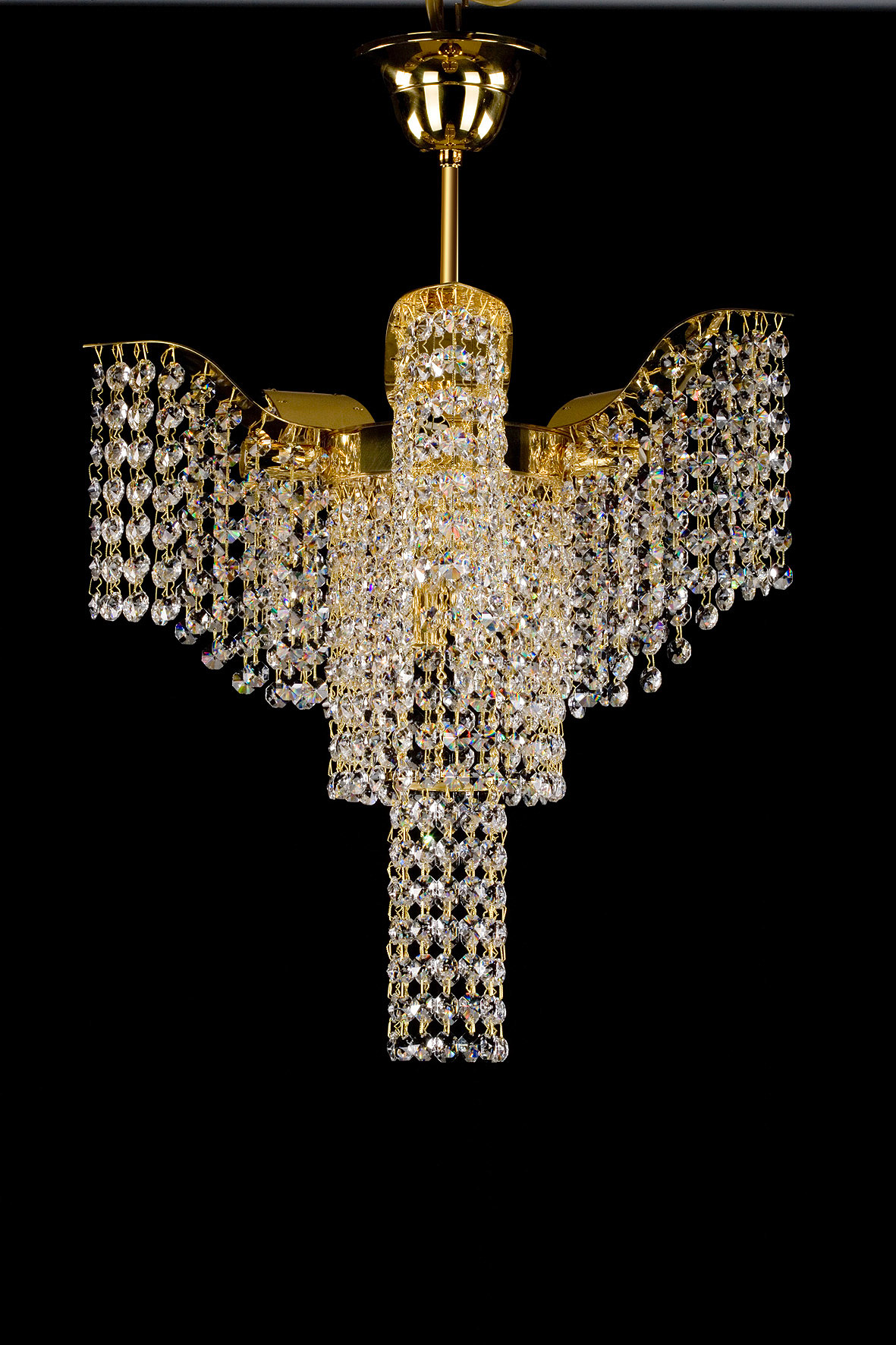 Ceiling Light - Basket Crystal Chandelier with Discount 35% - BL141