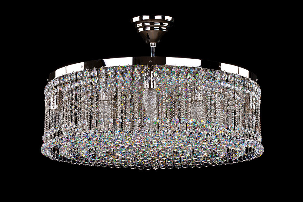 Ceiling Light - Basket Crystal Chandelier with Discount 35% - BL144