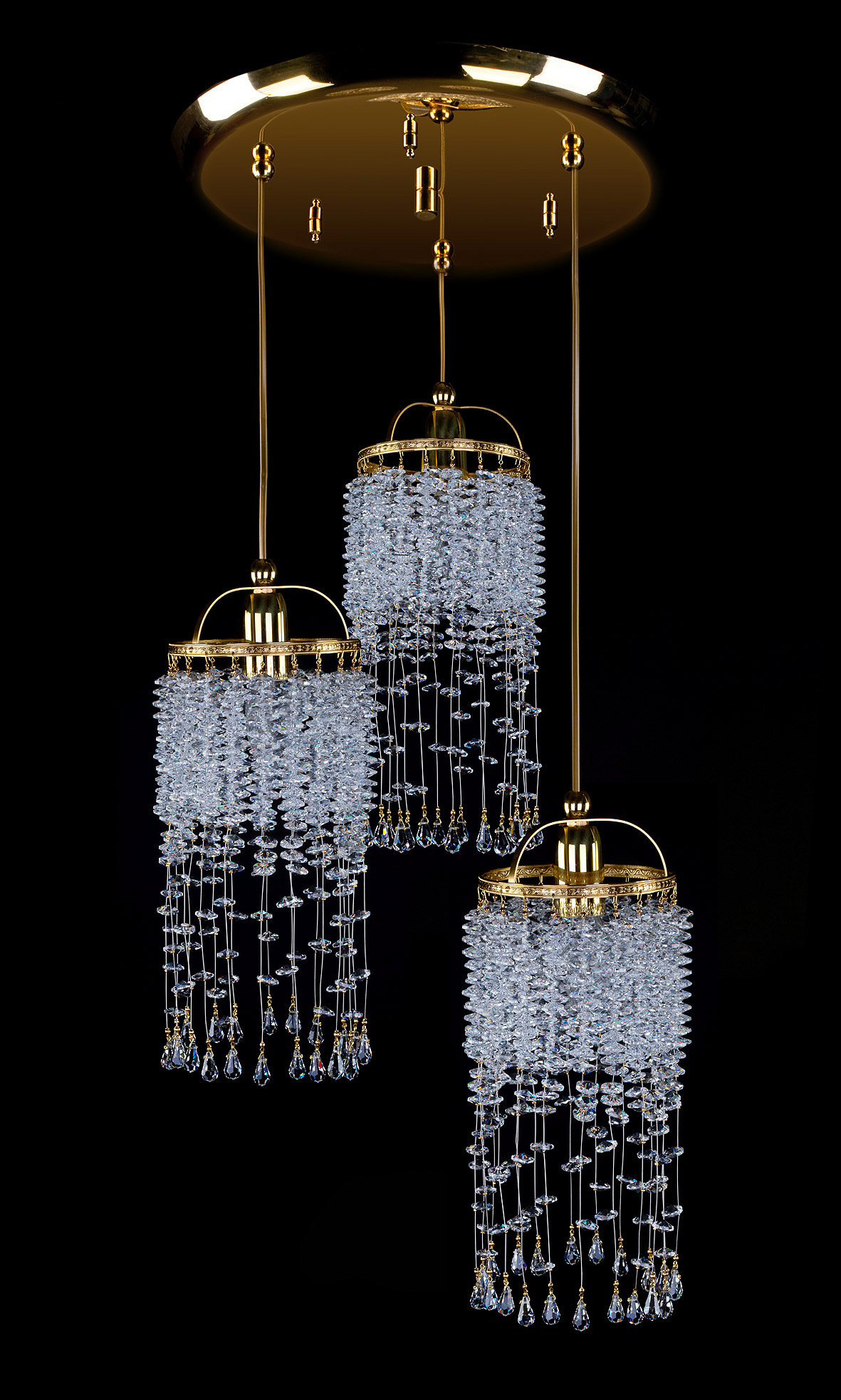 Ceiling Light - Basket Crystal Chandelier with Discount 35% - BL153