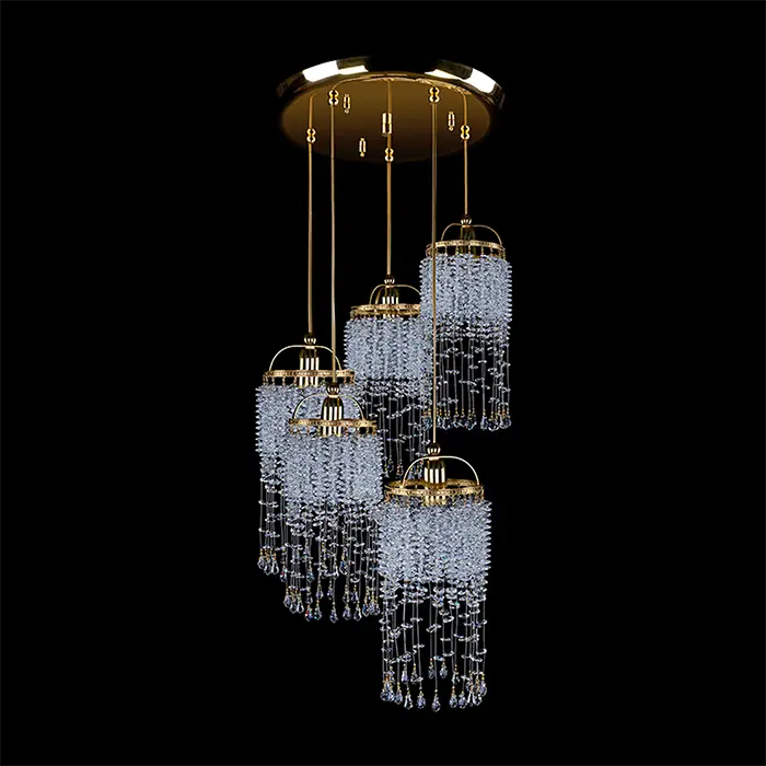 Kristall Deckenleuchte BL154 | 5 Lichter
