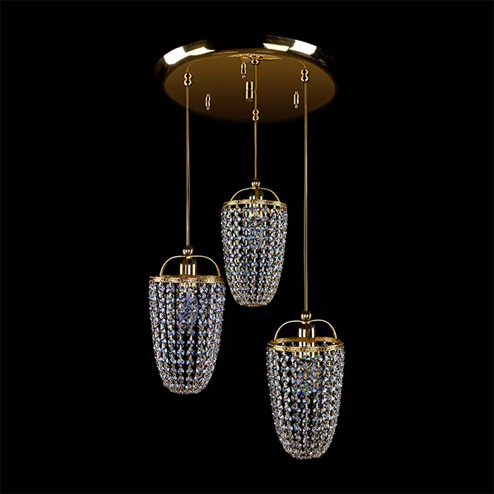 Kristall Deckenleuchte BL156 | 3 Lichter