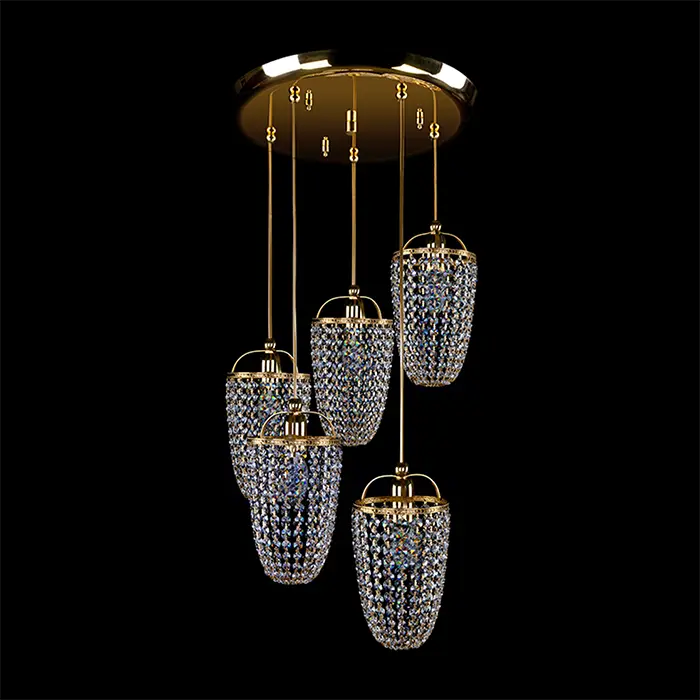 Kristall Deckenleuchte BL157 | 5 Lichter
