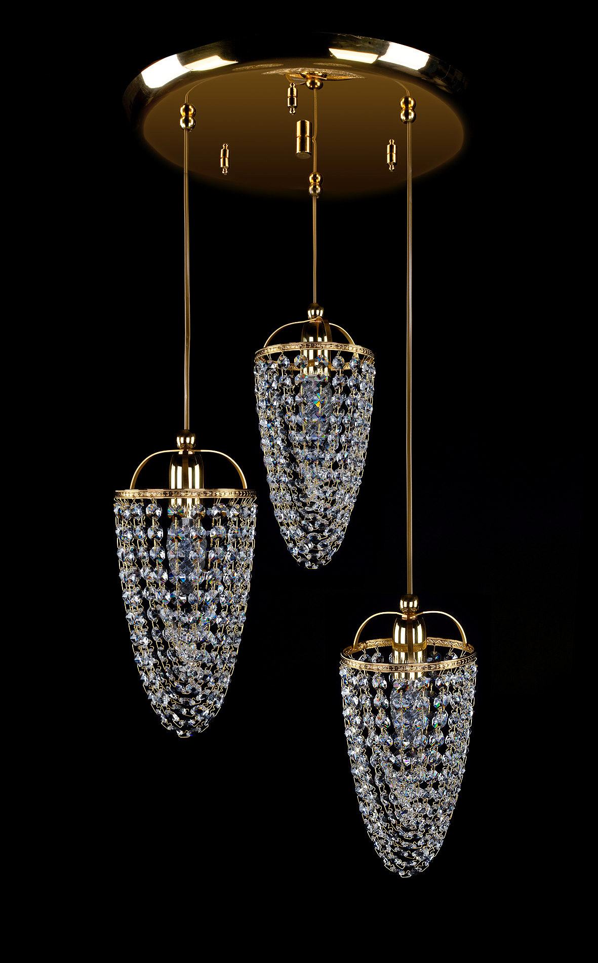 Ceiling Light - Basket Crystal Chandelier with Discount 35% - BL159