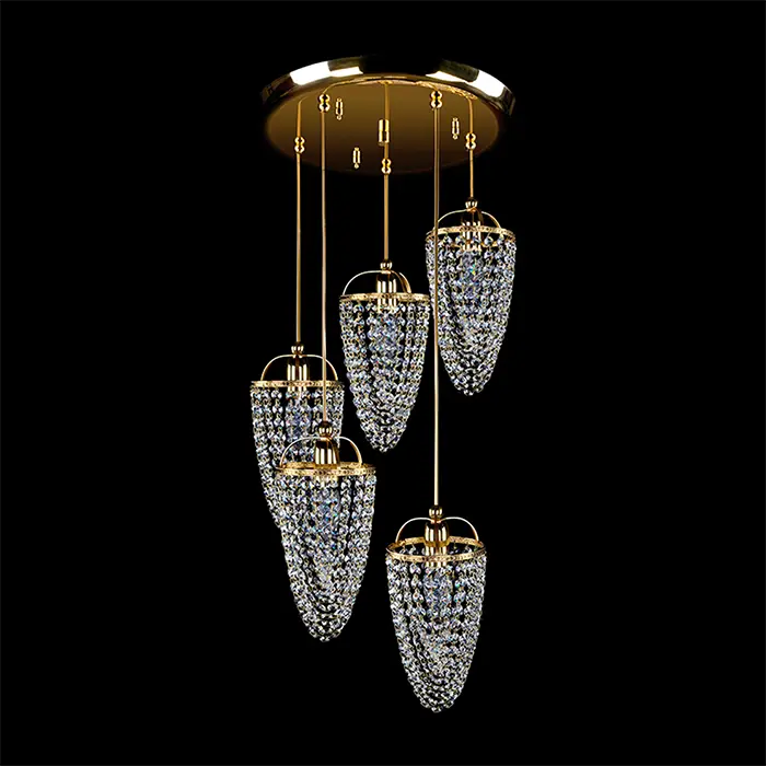 Kristall Deckenleuchte BL160 | 5 Lichter