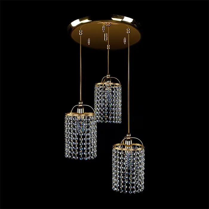 Kristall Deckenleuchte BL165 | 3 Lichter