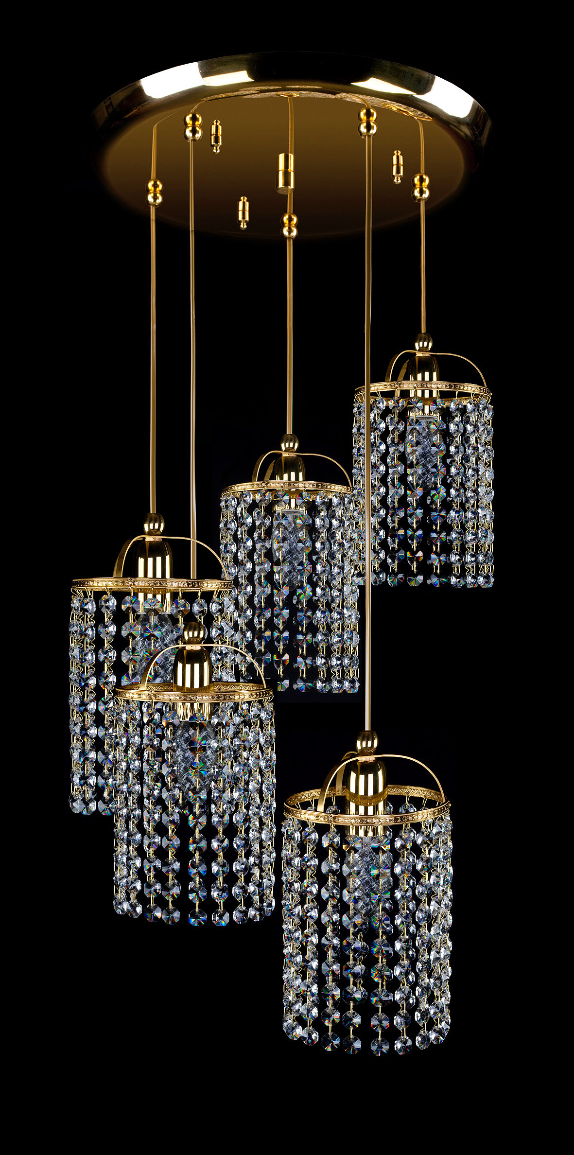 Ceiling Light - Basket Crystal Chandelier with Discount 35% - BL166