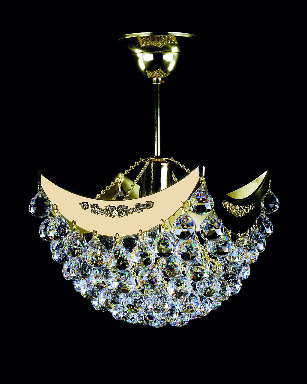 Ceiling Light - Basket Crystal Chandelier with Discount 35% - BL21