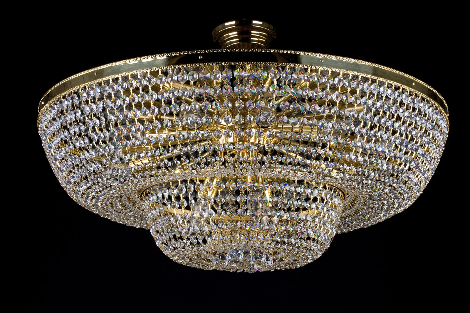 Ceiling Light - Basket Crystal Chandelier with Discount 35% - BL22