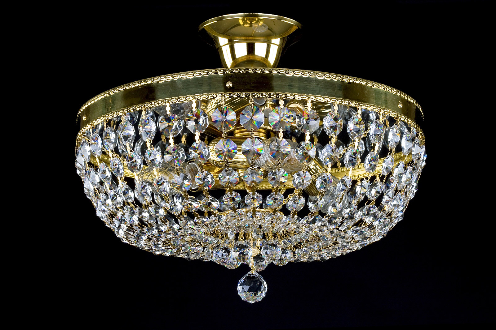 Ceiling Light - Basket Crystal Chandelier with Discount 35% - BL23