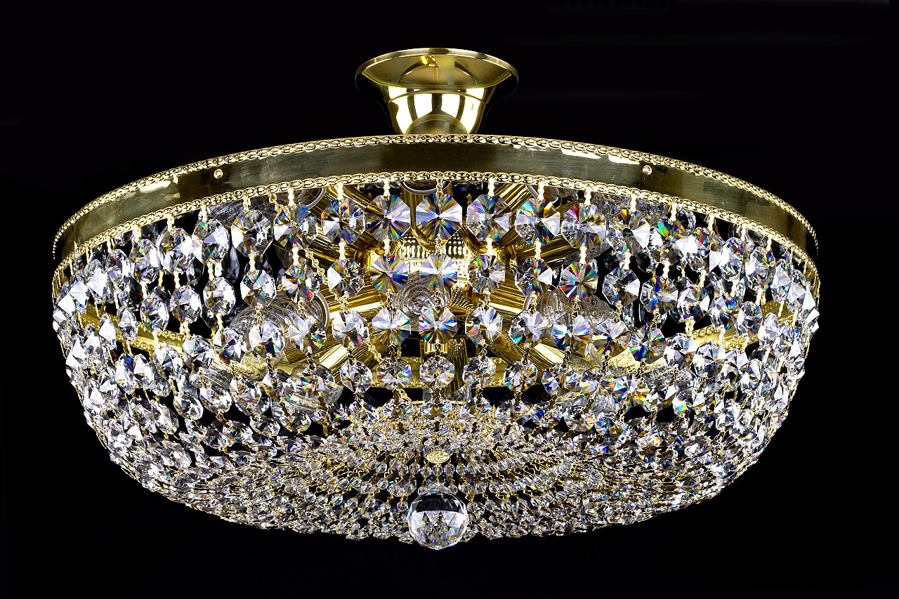 Ceiling Light - Basket Crystal Chandelier with Discount 35% - BL25