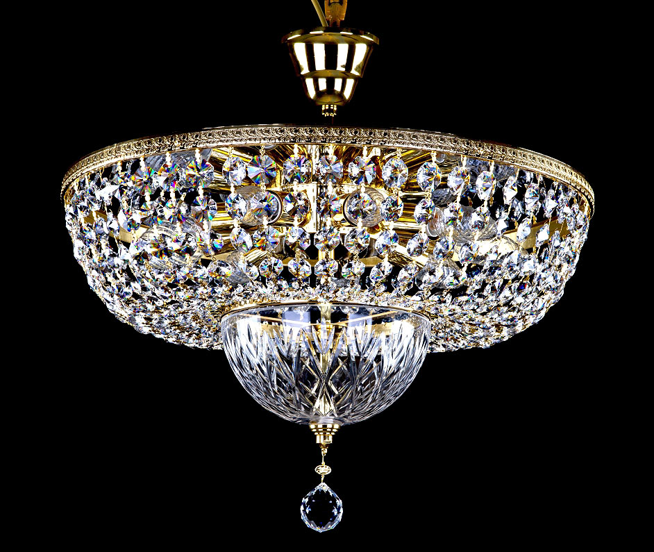 Ceiling Light - Basket Crystal Chandelier with Discount 35% - BL2